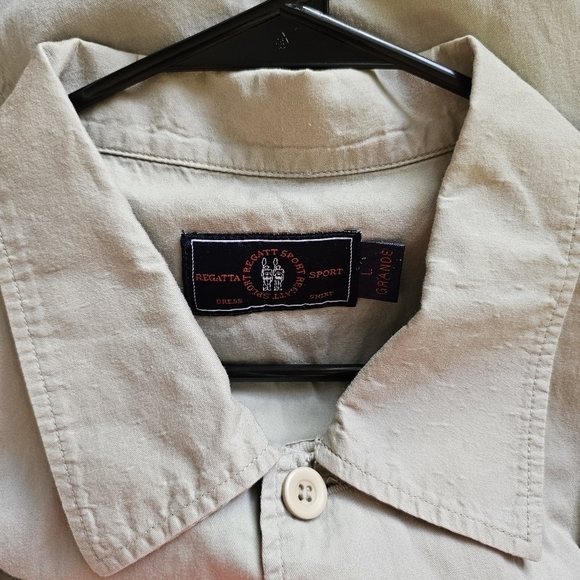 Regatta Sport cotton beige cargo pockets gorp dress shirt jacket Size L - Picture 8 of 9
